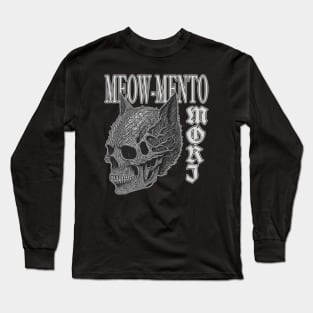 Memento Mori Cat Long Sleeve T-Shirt